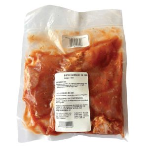 (G ) Bistec de cerdo adobado paquete (Cod.5640) - 500g